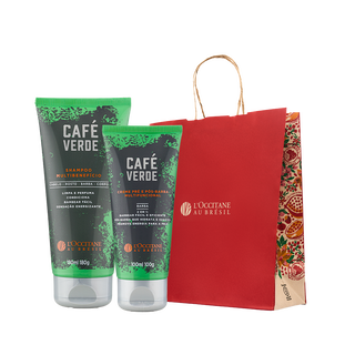 Dupla de Shampoo e Creme P&oacute;s Barba Caf&eacute; Verde